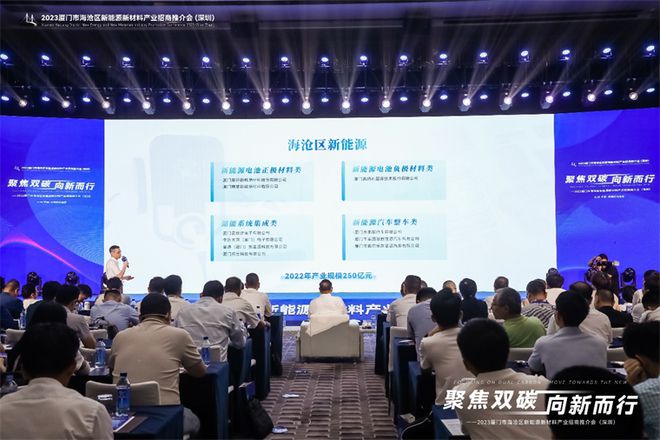 聚焦双碳战略打造区域标杆2023厦门米乐 M6米乐市海沧区新能源新材料产业招商推介会圆满召开(图5)