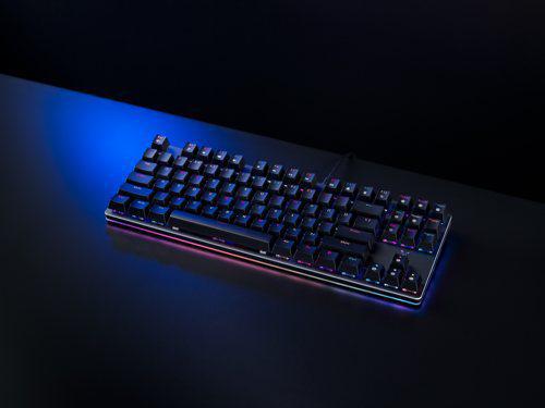 米乐 M6米乐87键紧凑型 防水防尘 雷柏V520RGB-87防水幻彩背光游戏键盘上市(图1) 米乐 M6米乐87键紧凑型 防水防尘 雷柏V520RGB-87防水幻彩背光游戏键盘上市(图1)