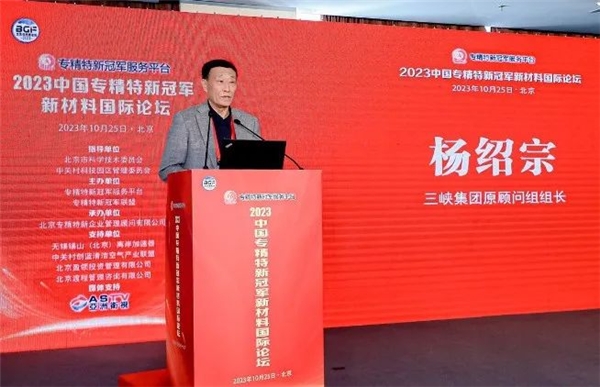 米乐M6 米乐举贤人才集团董事长王尚峰出席专精特新冠军服务平台新材料国际论坛(图3)