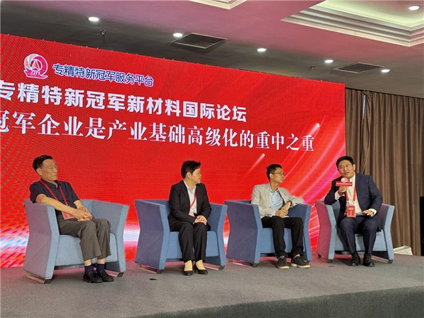 米乐M6 米乐举贤人才集团董事长王尚峰出席专精特新冠军服务平台新材料国际论坛(图5)